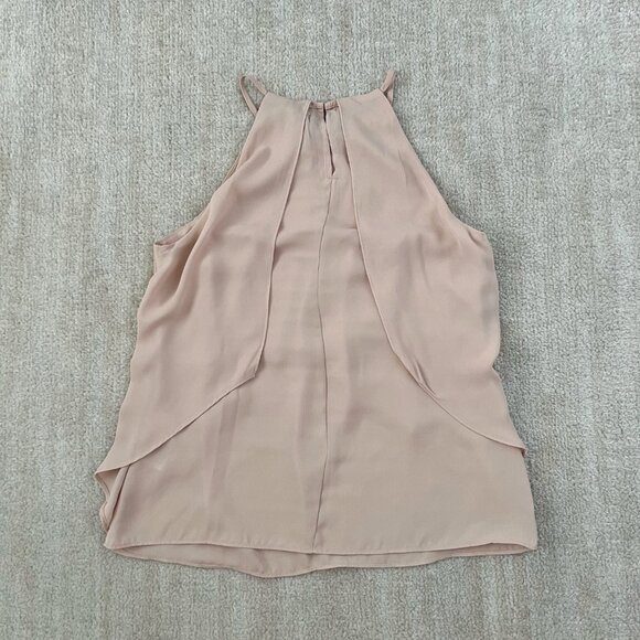 NWT Banana Republic Factory Sleeveless Ruffle Work Blouse Top XS Petite - Picture 4 of 7